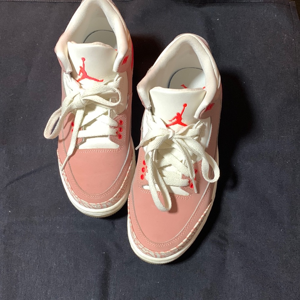 Jordan 3s pink.